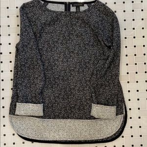 Banana Republic LS Black Top